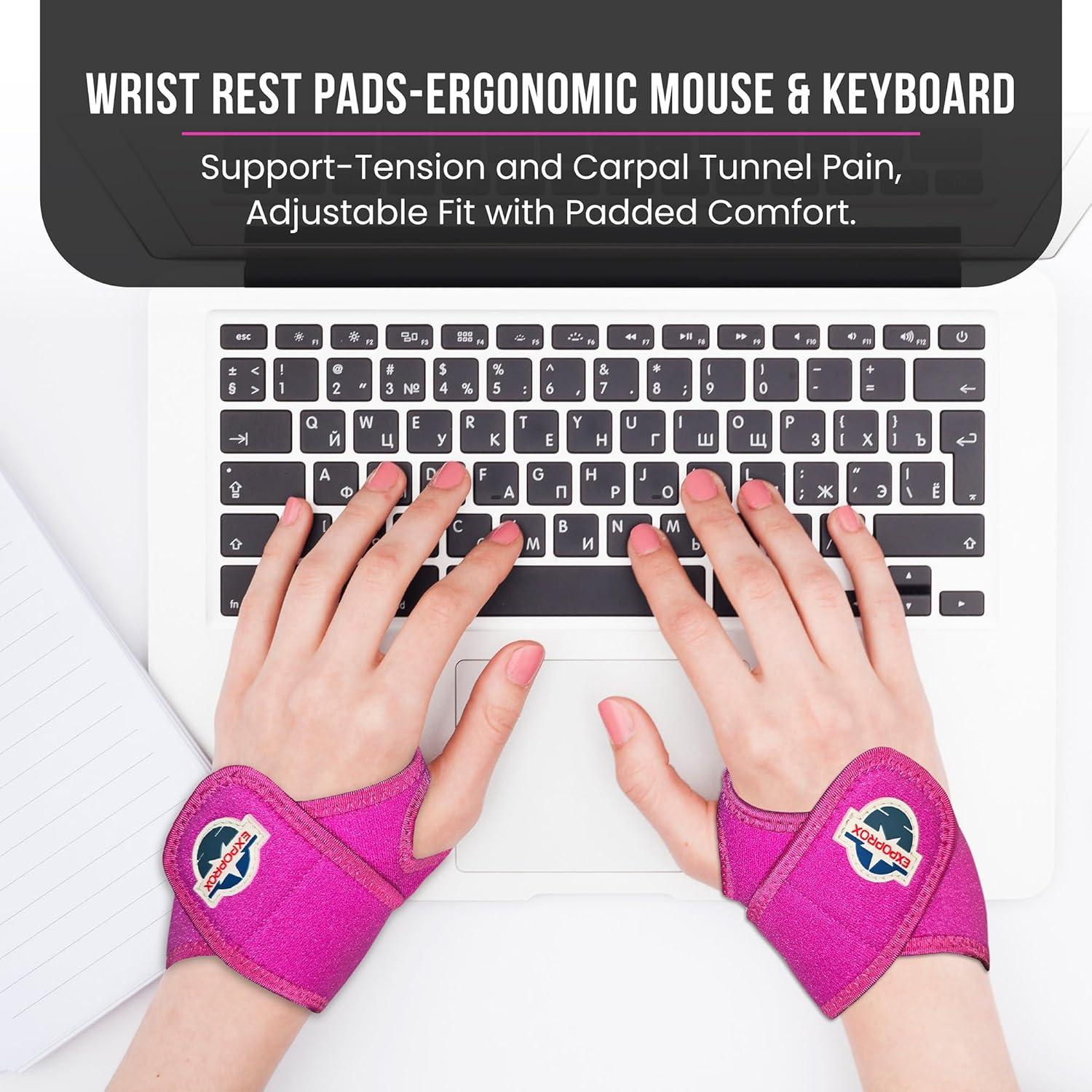 Almohadillas para Muñeca Ergonómicas EXPOPROX - Gel Acolchado