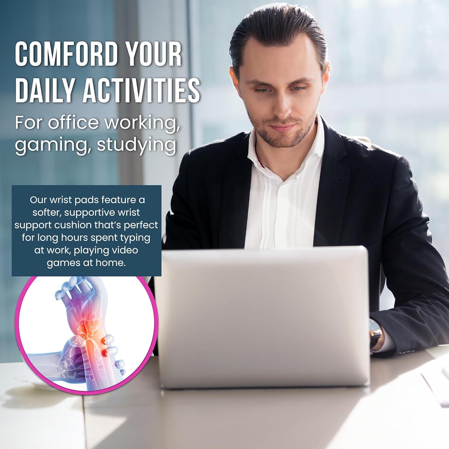 Almohadillas para Muñeca Ergonómicas EXPOPROX - Gel Acolchado