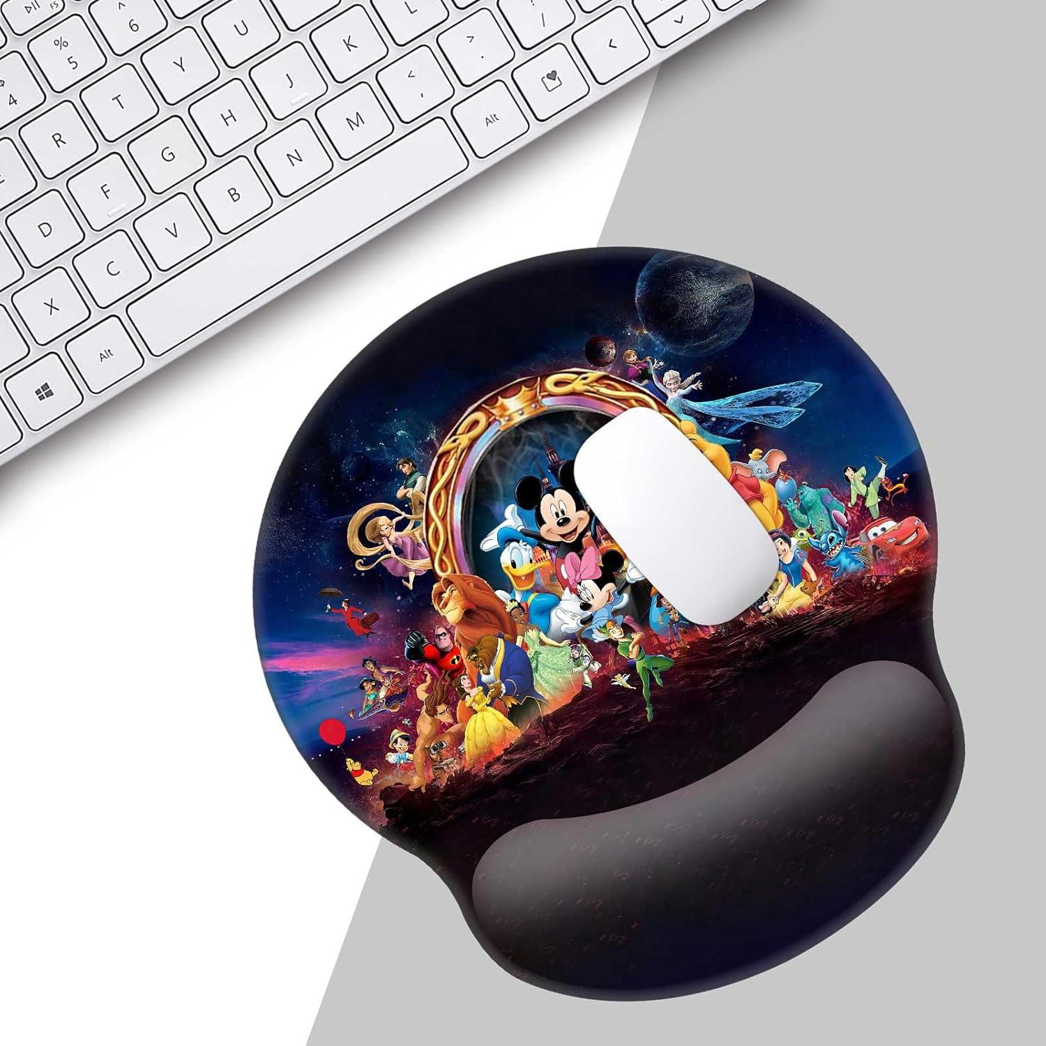 Alfombrilla de Ratón Ergonómica Manslator Negra con Soporte