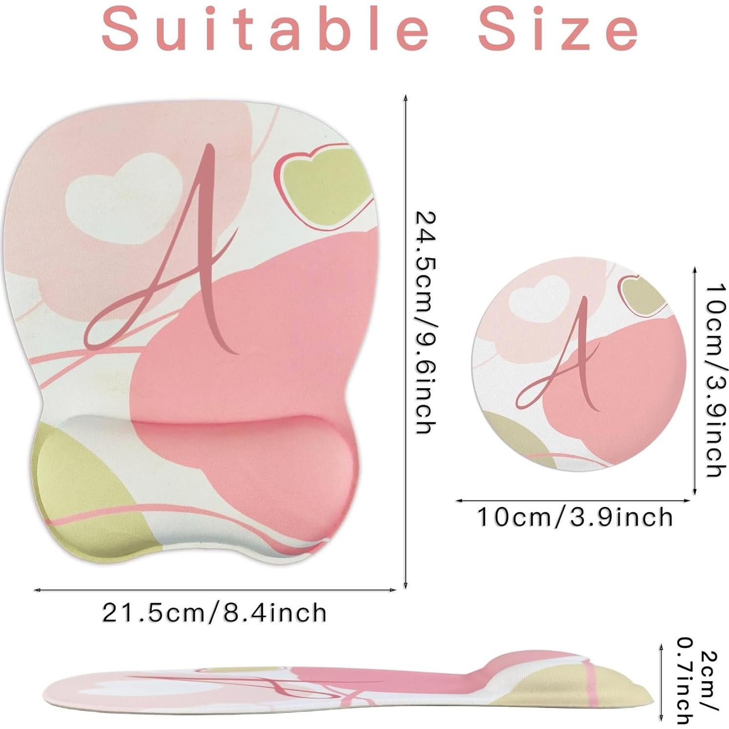 Alfombrilla de Ratón Ergonómica Aganmi con Soporte de Muñeca