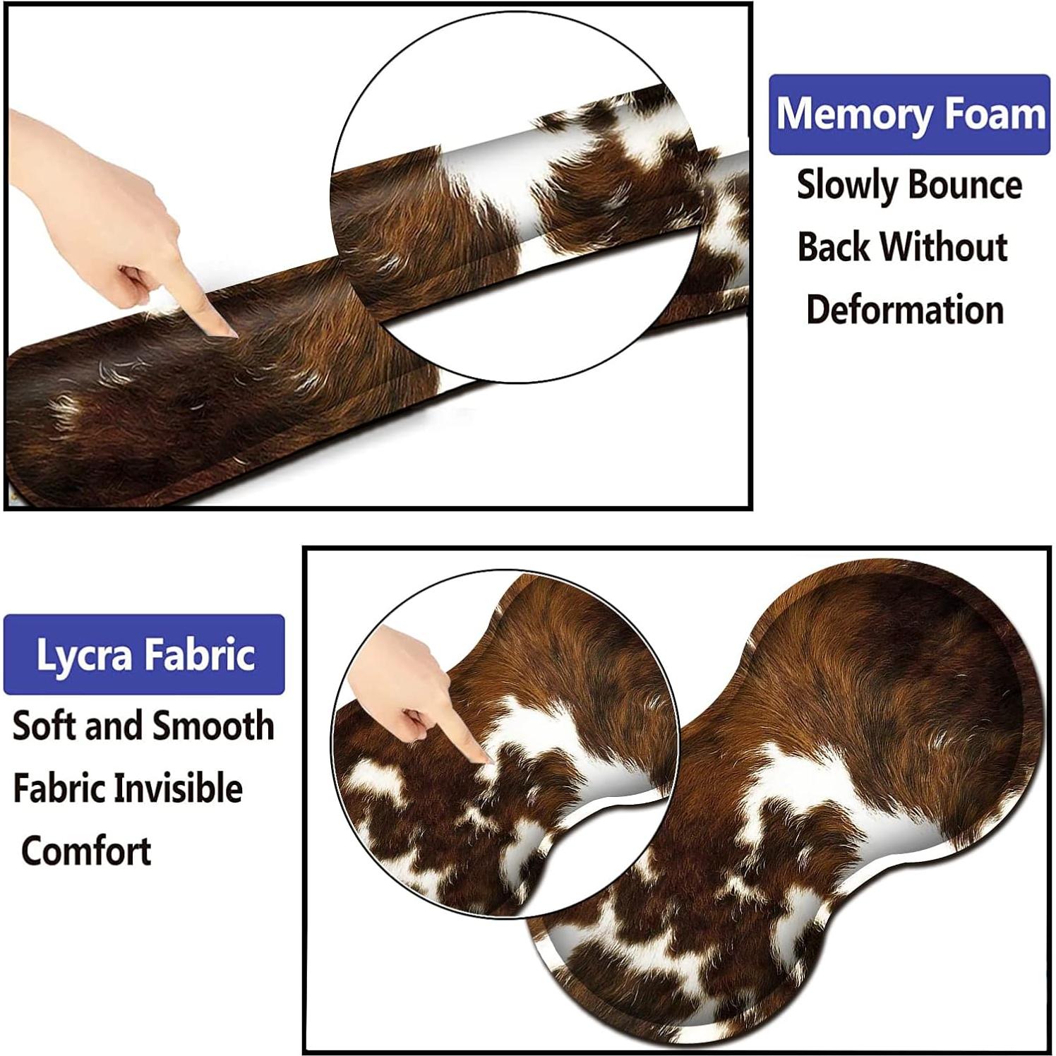 Conjunto Soporte Muñeca Teclado y Ratón JVGFYNKL Espuma Viscoelástica