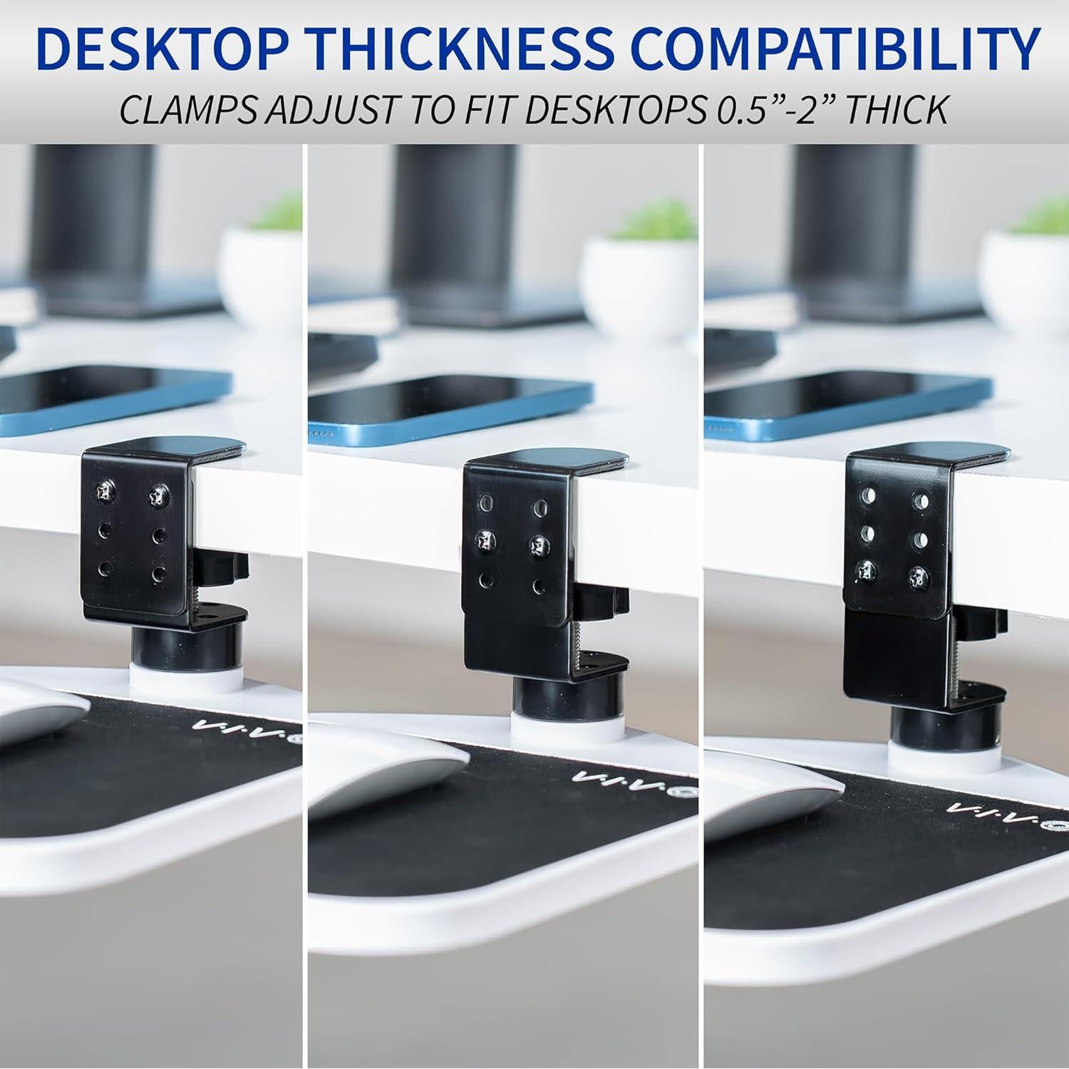 Soporte para Almohadilla de Ratón VIVO MOUNT-MS01AW Blanco