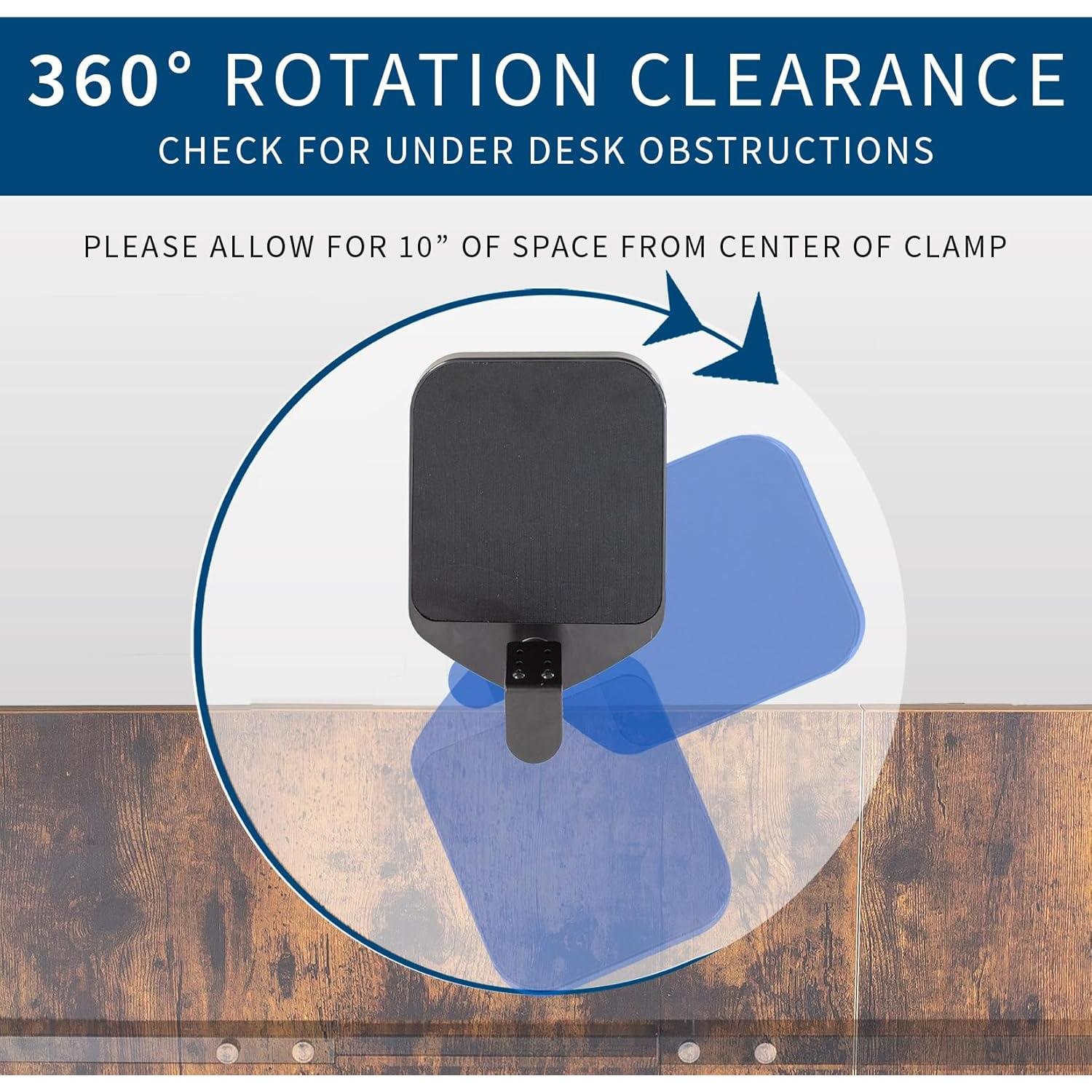 Soporte para Almohadilla de Ratón VIVO MOUNT-MS01AW Blanco