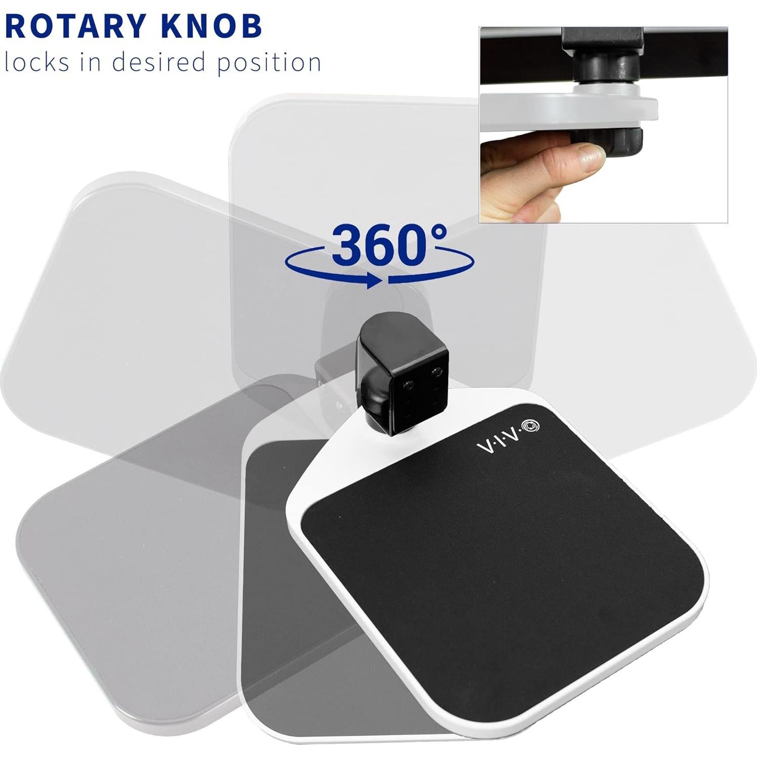 Soporte para Almohadilla de Ratón VIVO MOUNT-MS01AW Blanco