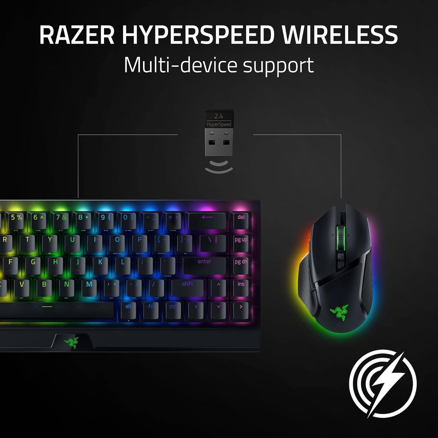 Razer Basilisk V3 Pro Customizable Wireless Ergonomic Gaming Mouse (Renewed)