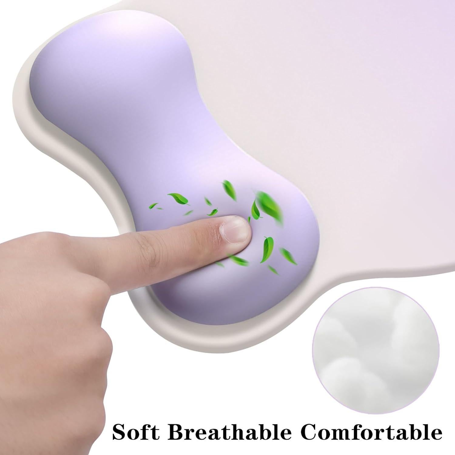 Alfombrilla de Ratón Ergonómica KEPUTAIER con Soporte para Muñeca