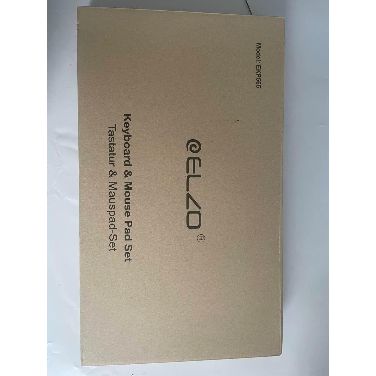 ELZO Almohadilla Ergonómica y Reposamuñecas 2 Paquete Negro