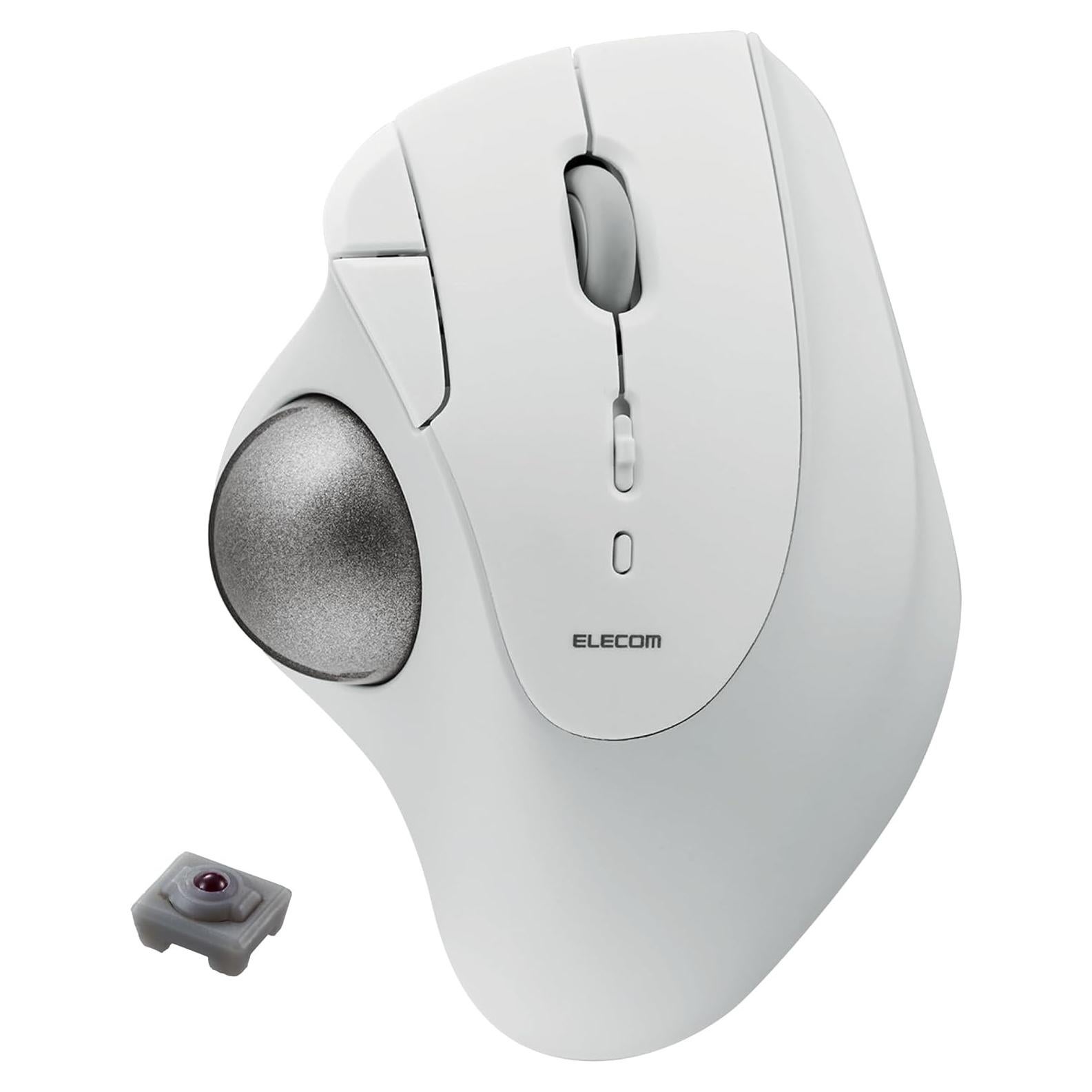 Trackball Bluetooth ELECOM M-IT10BRWH Ergonómico 36mm Blanco