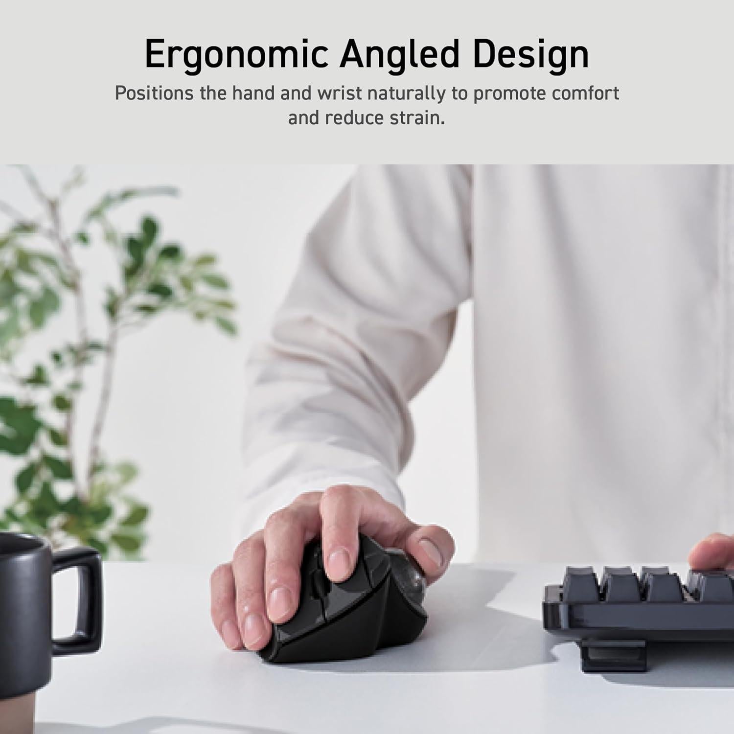 Trackball Bluetooth ELECOM M-IT10BRWH Ergonómico 36mm Blanco