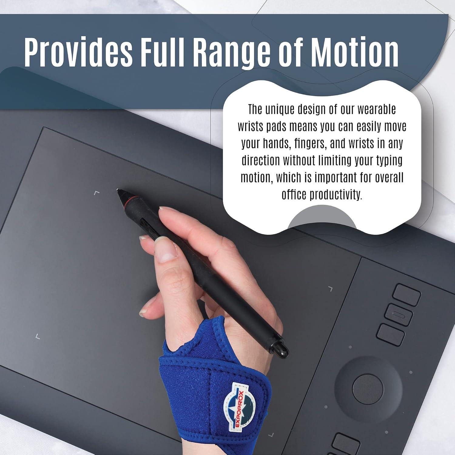 Reposamuñecas ergonómico EXPOPROX ajustable 35.56x7.62cm