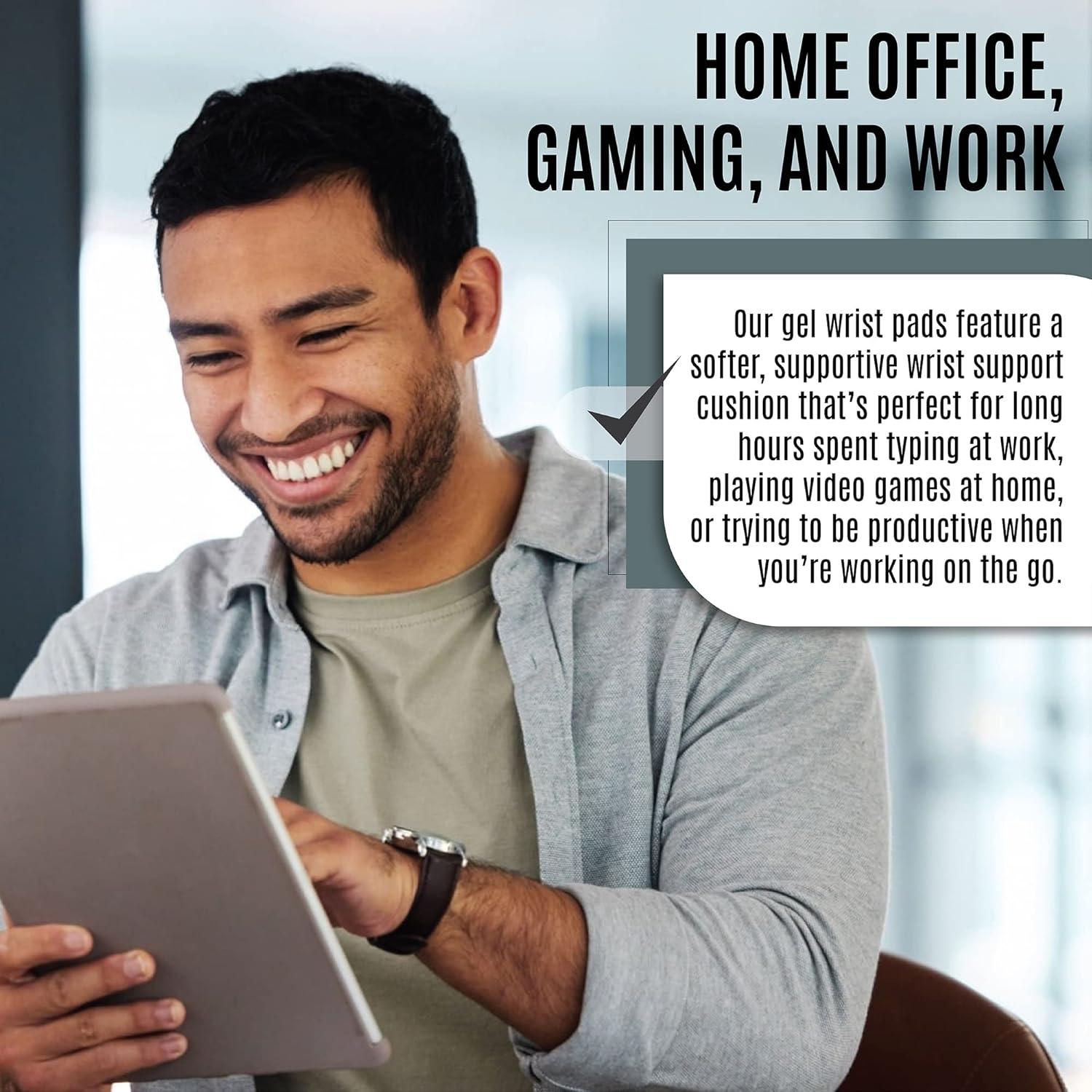 Reposamuñecas ergonómico EXPOPROX ajustable 35.56x7.62cm