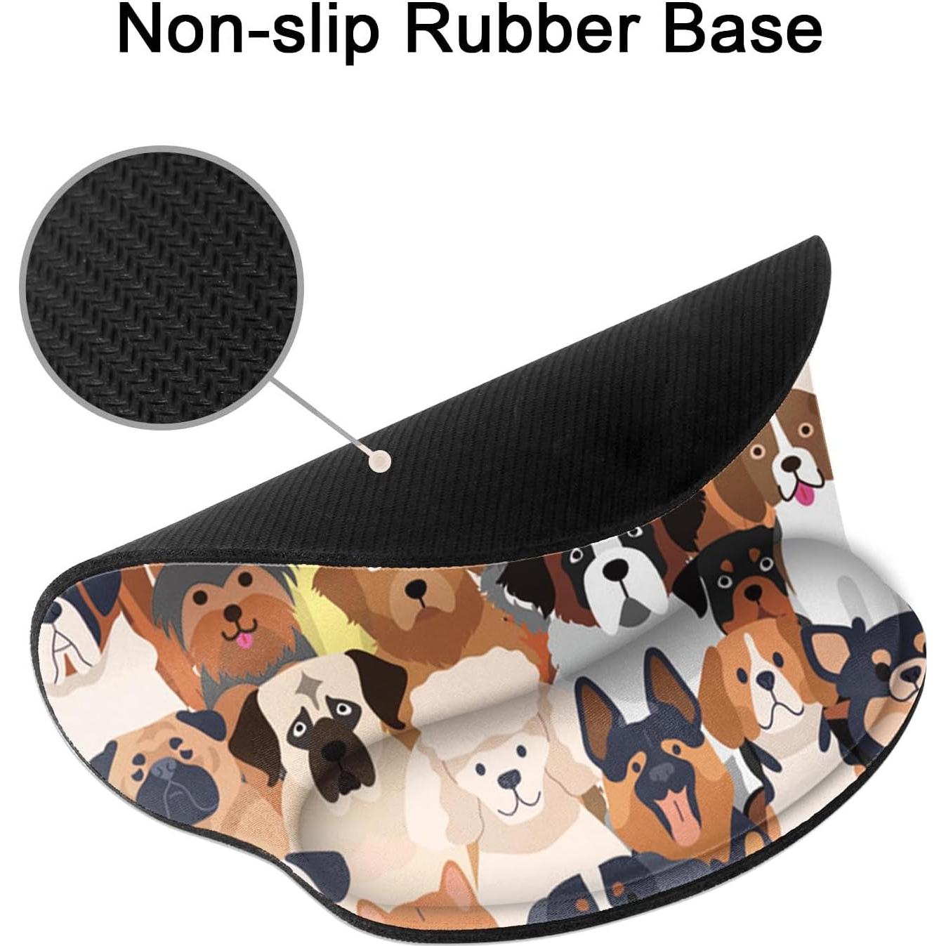 Alfombrilla de Ratón Britimes Set 2 Piezas Ergonómica Colorida