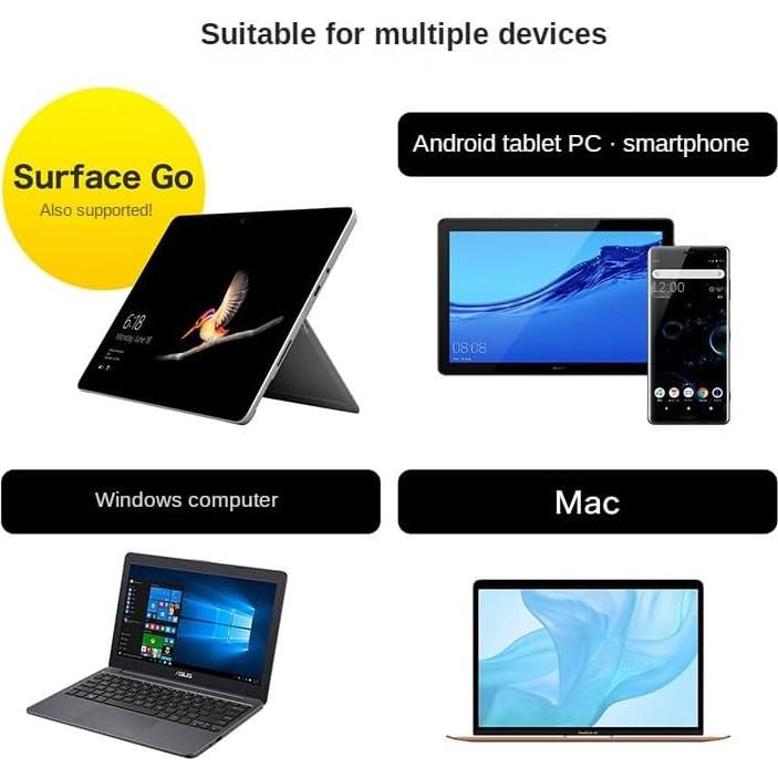 Ratón USB C Centree 6 Botones Silencioso Portátil 70g