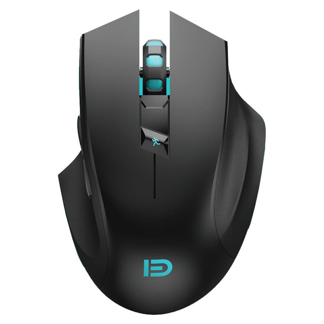 Ratón Inalámbrico Silencioso Forter i720 - 2400 DPI - Negro