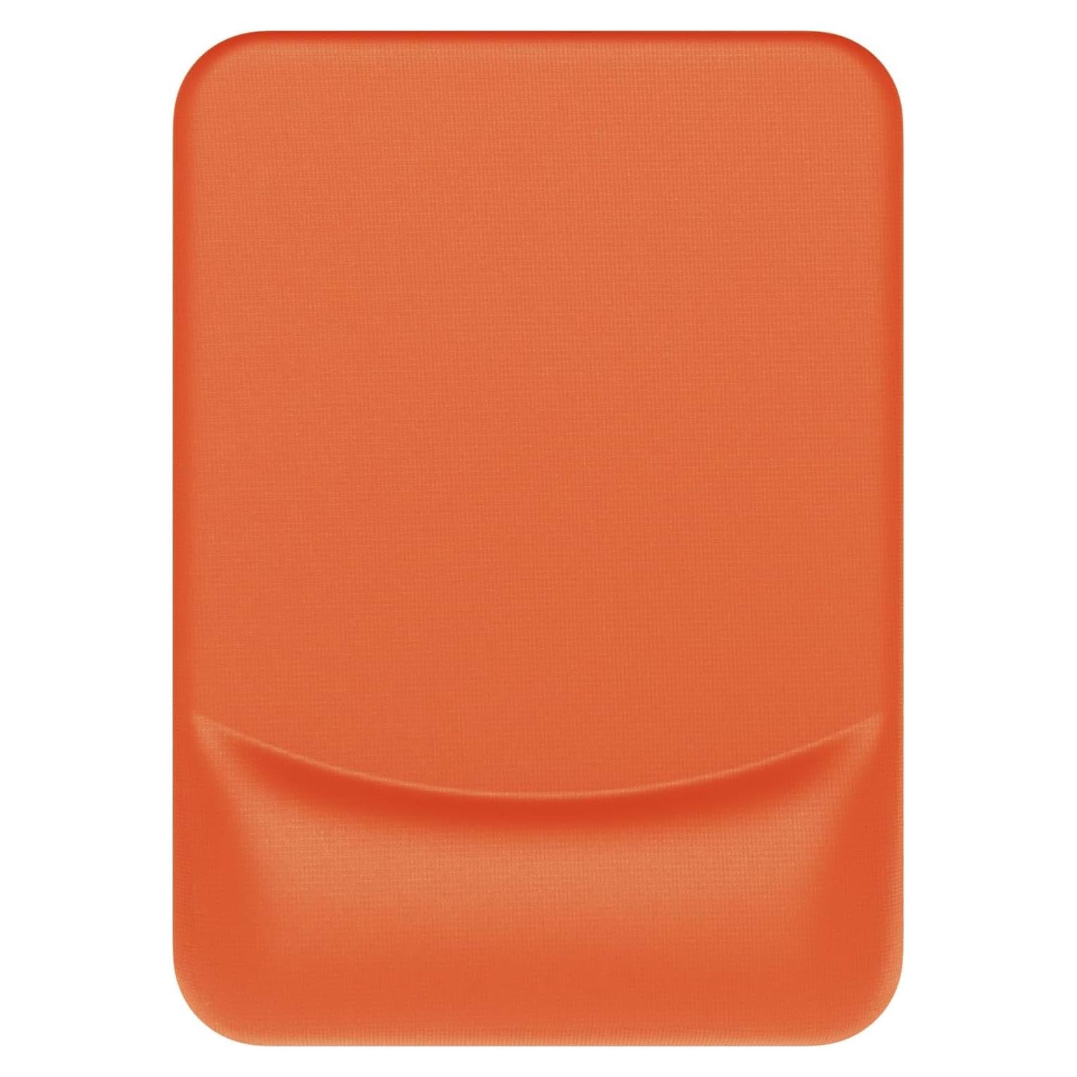 Audimi Ergonomic Mouse Pad with Gel Wrist Support, Comfortable Mousepad with Wrist Rest Smooth Surface and Non-Slip PU Base for Pain Relief, Laptop, Computer, Office, Home, Orange