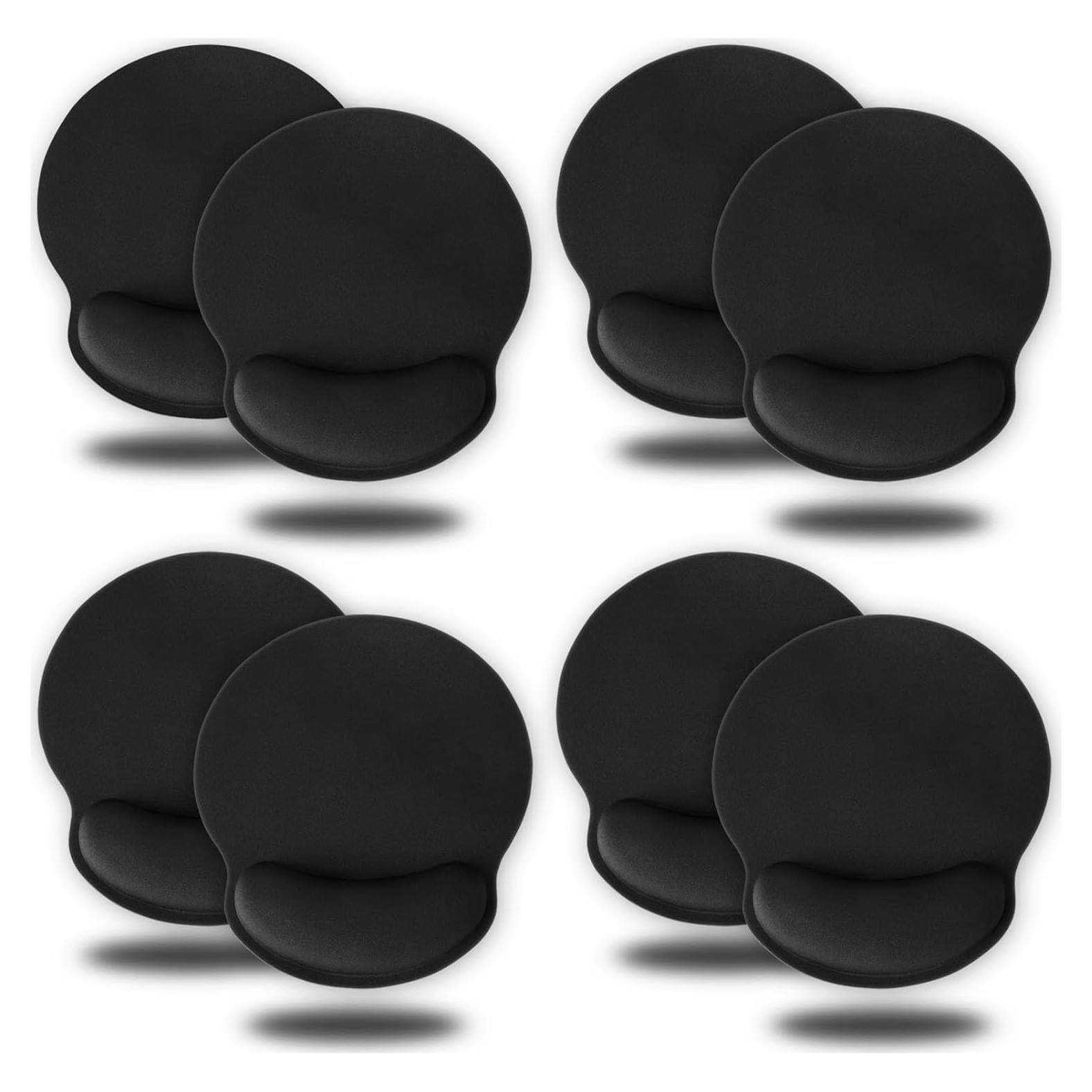 Almohadilla de Ratón Ergonómica Retainbre con Soporte Negro - Paquete de 8