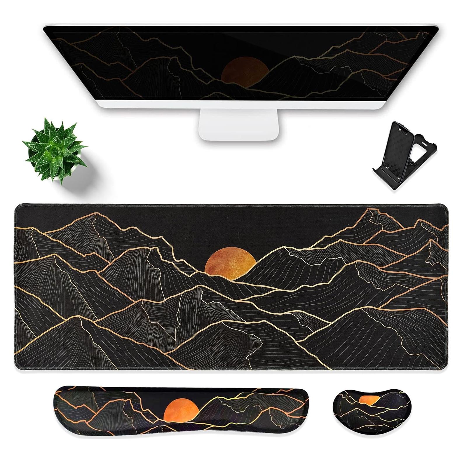 Alfombrilla de Ratón Grande Hopipad 80x30cm Ergonómica