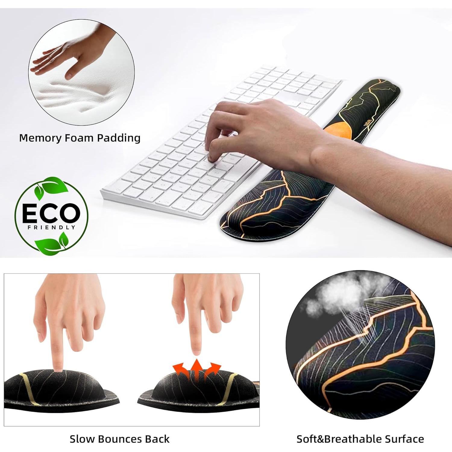 Alfombrilla de Ratón Grande Hopipad 80x30cm Ergonómica