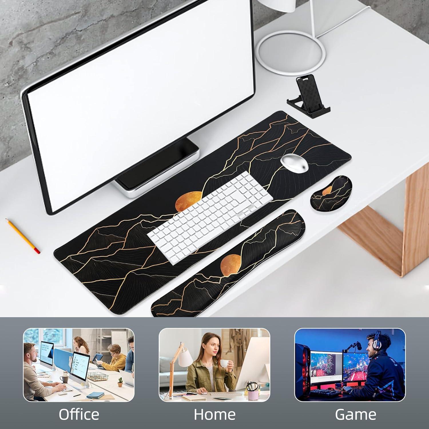 Alfombrilla de Ratón Grande Hopipad 80x30cm Ergonómica