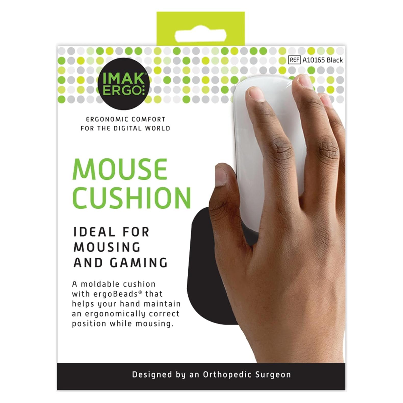 Cojín Ergo para Muñeca IMAK - Reposamuñecas Ergonómico Negro