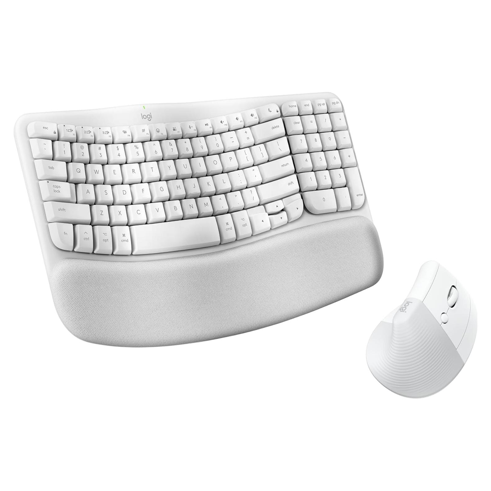 Combo Teclado Wave Keys y Ratón Lift para Mac - Inalámbrico Ergonómico