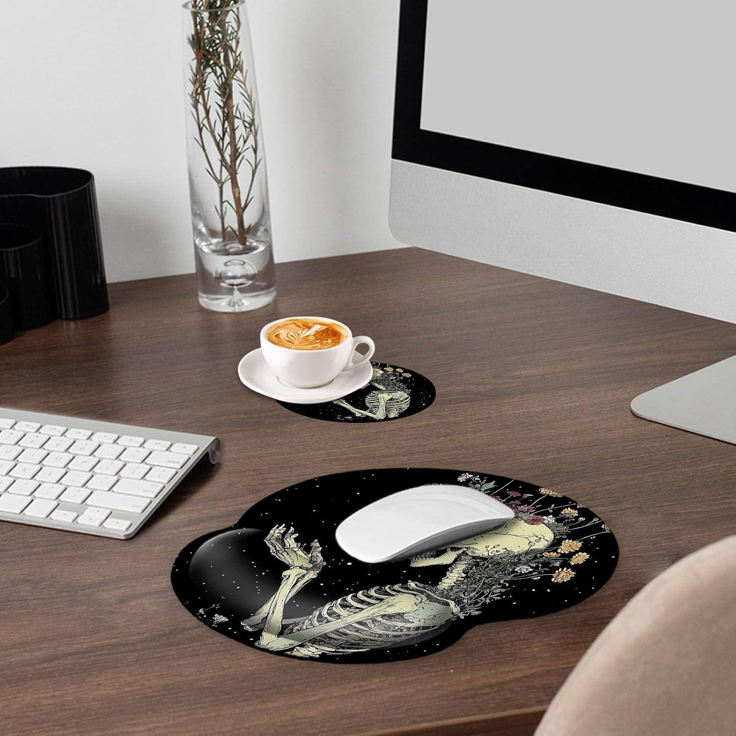 Alfombrilla de Ratón Ergonómica Tudguiloae con Soporte de Gel