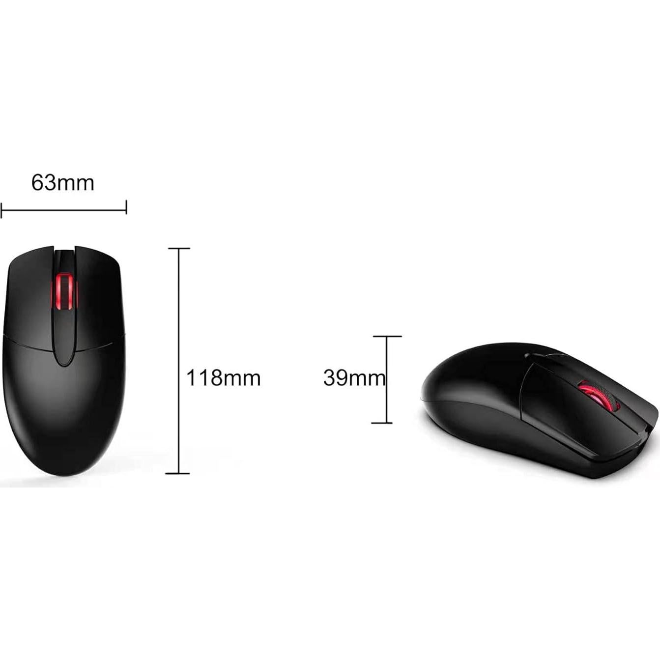 Ratón Óptico Ergonómico con Cable Leegicst M102 USB Negro