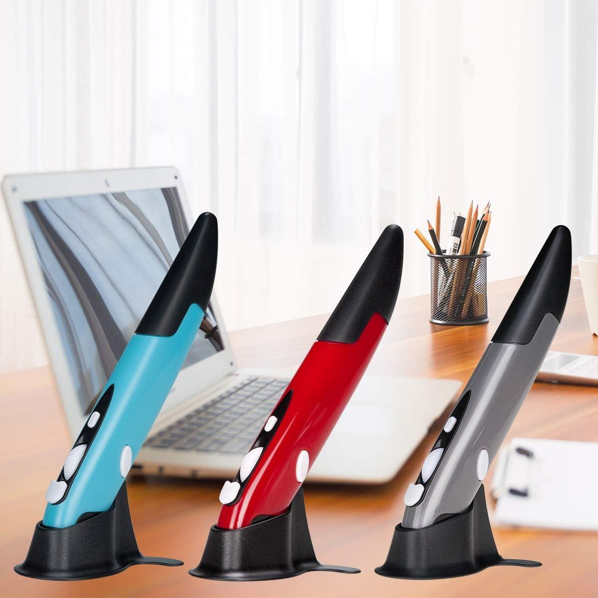 Ratón Óptico Inalámbrico Lychee Mini 800/1200/1600 DPI Azul