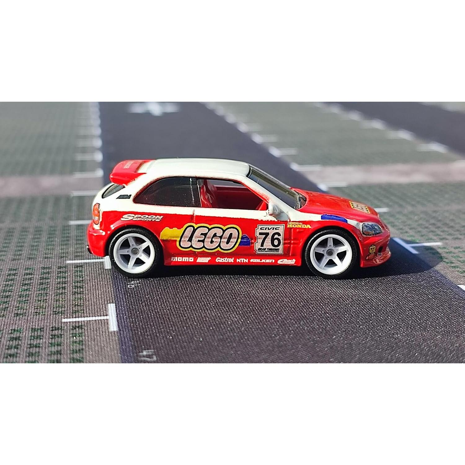 Juego de Ruedas y Ejes Goma 1:64 Genérico - 10 Piezas