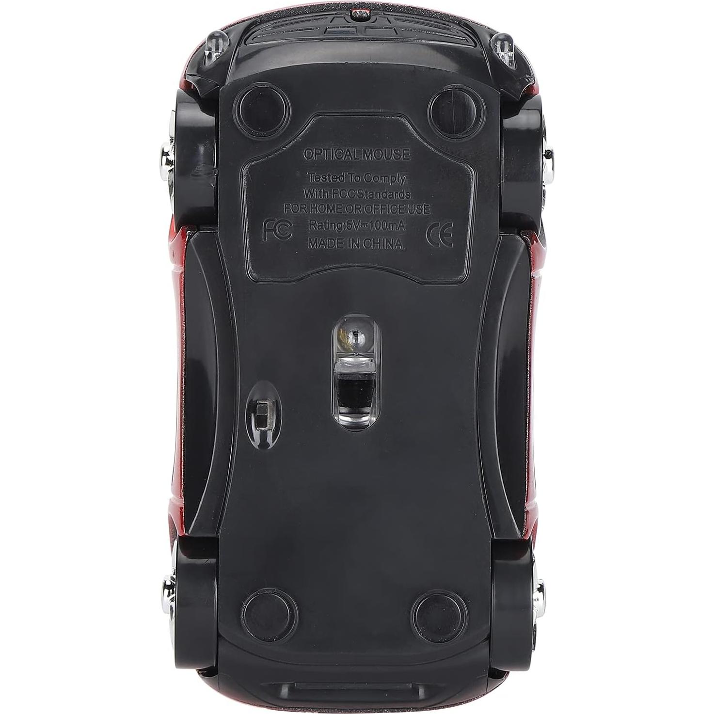 Ratón Inalámbrico Ergonómico Luqeeg 1600 DPI USB Coche Deportivo