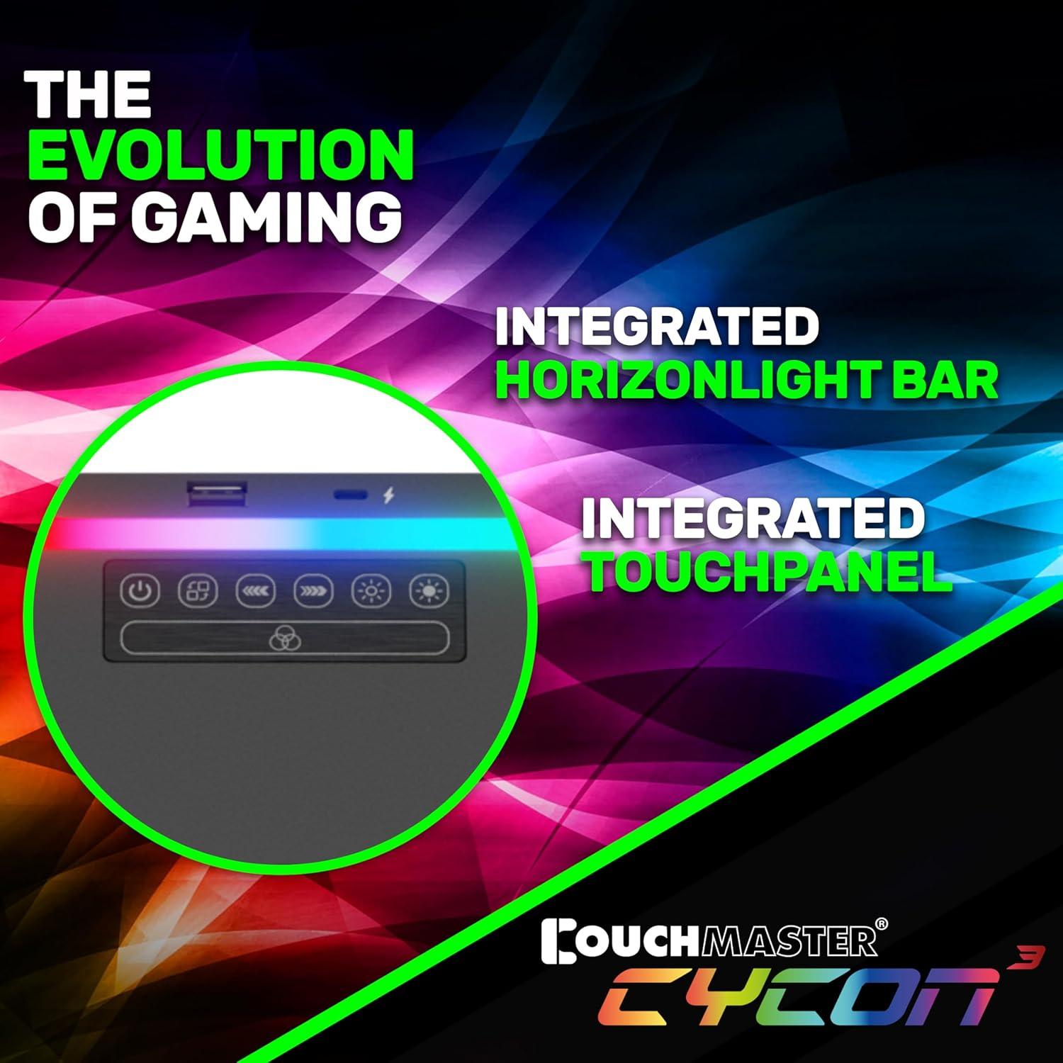 Escritorio de Juego Ergonómico Couchmaster CYCON HORIZONLIGHT