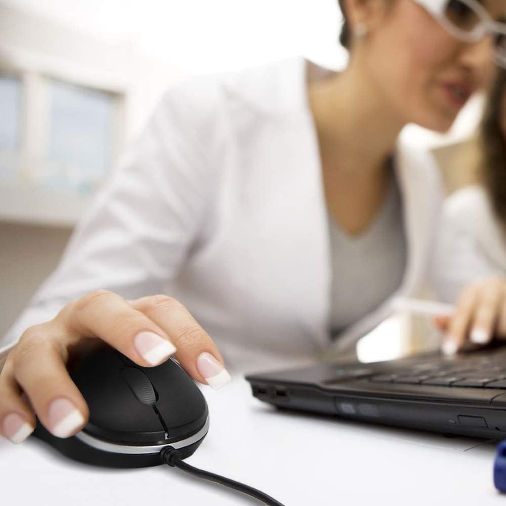 Ratón USB Ergonómico SOONGO SG-558 Plateado 1.5m Cable