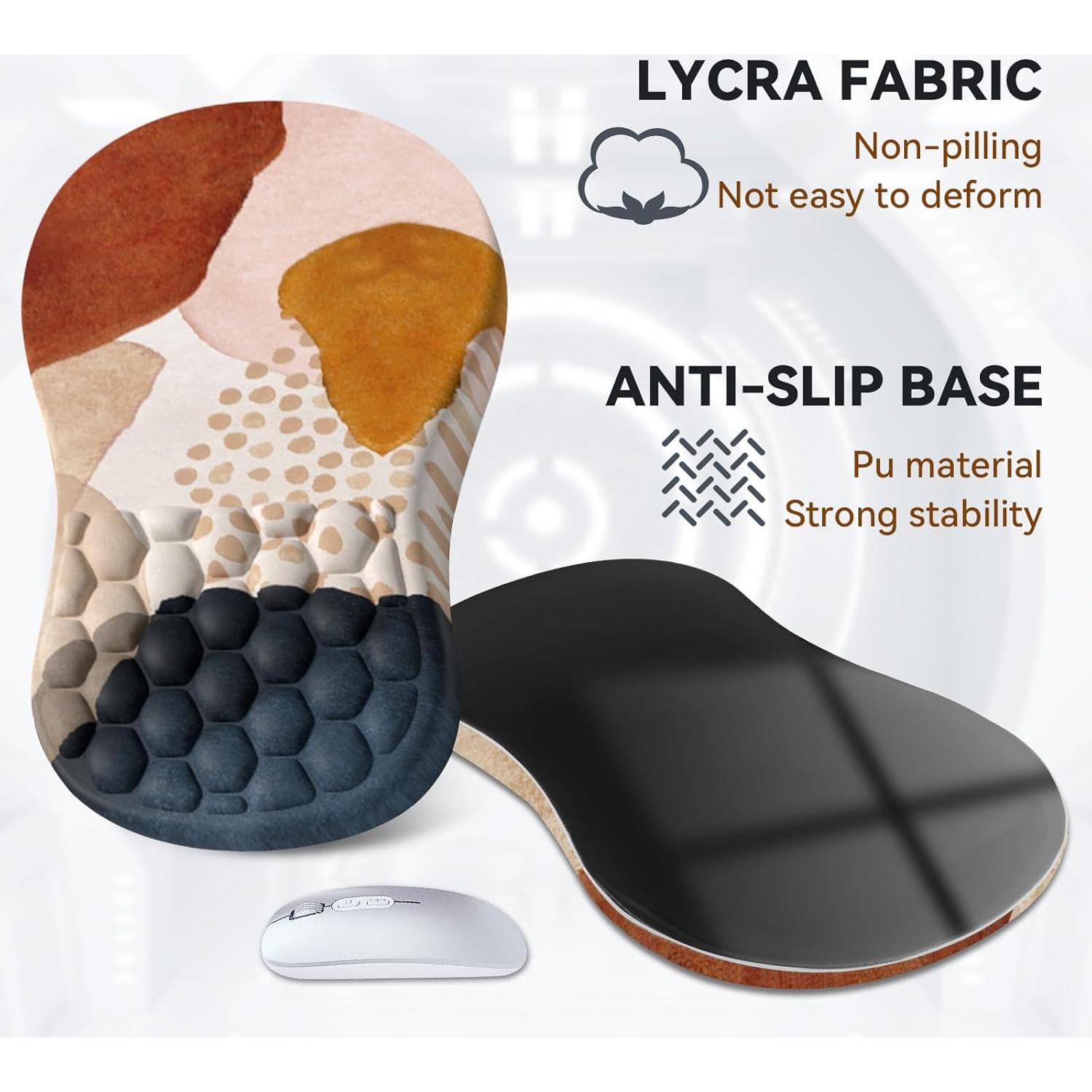 Mousepad AIMSA con Reposamuñecas Ergonómico y Masaje 30.99x20.32cm