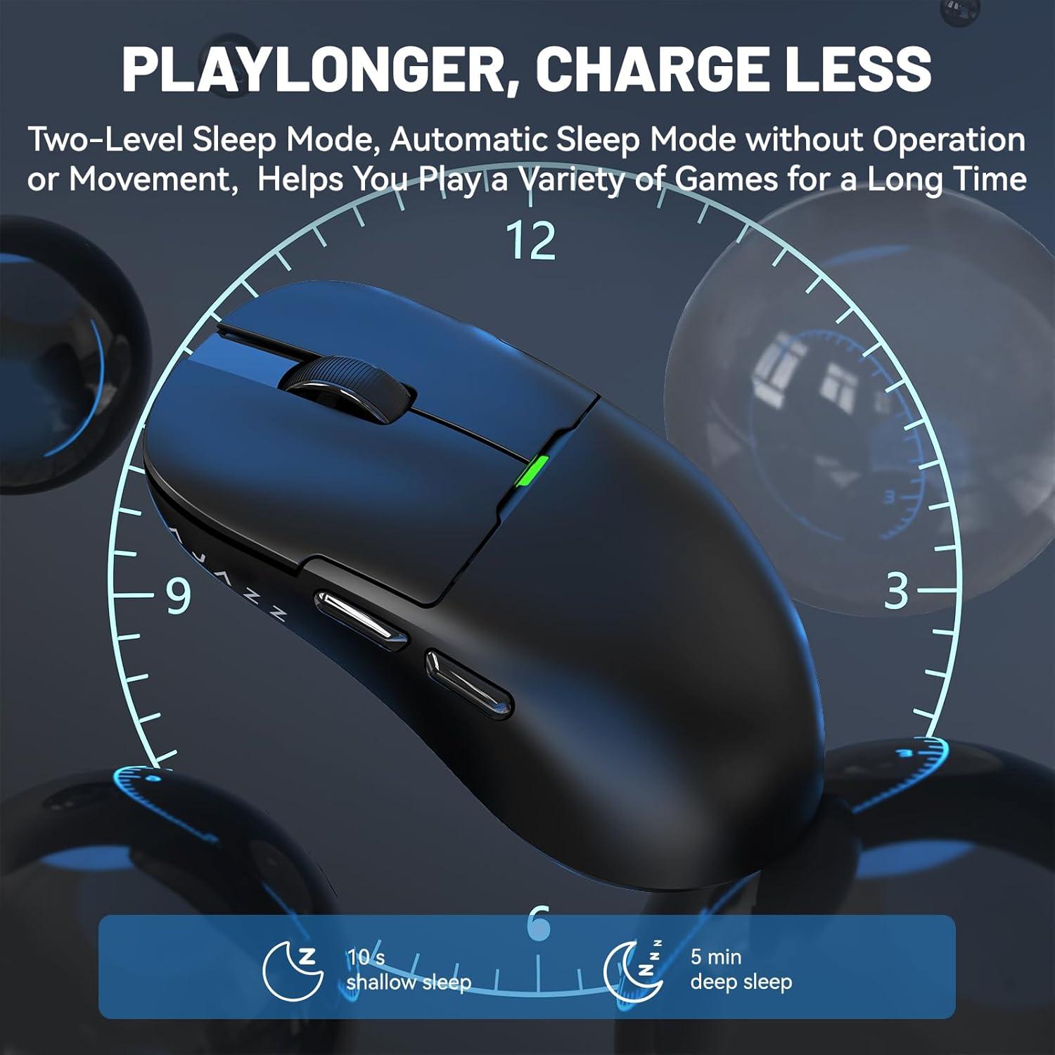 Ratón Gaming Inalámbrico ATTACK SHARK Ajazz AJ159P 26K DPI