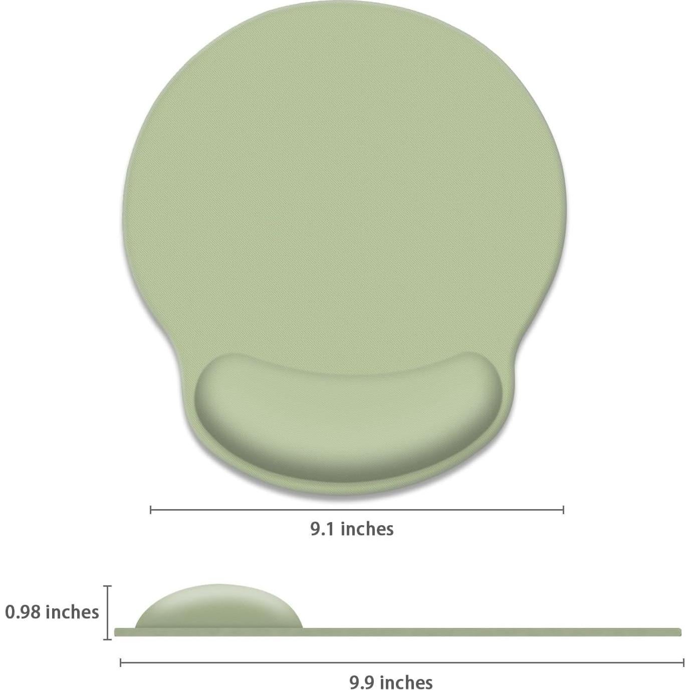 Alfombrilla de Ratón Ergonómica Britimes Verde Claro 25x23cm