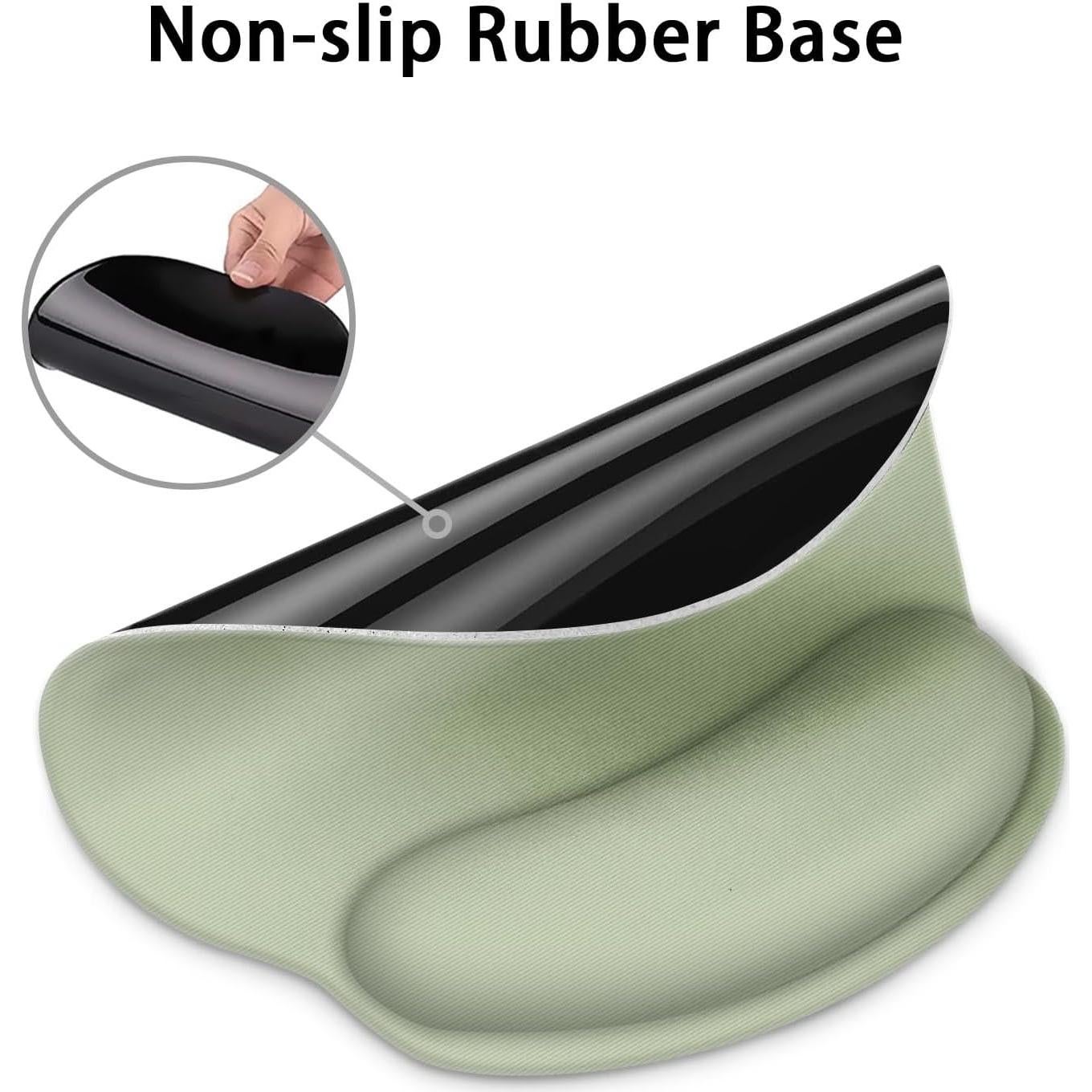 Alfombrilla de Ratón Ergonómica Britimes Verde Claro 25x23cm