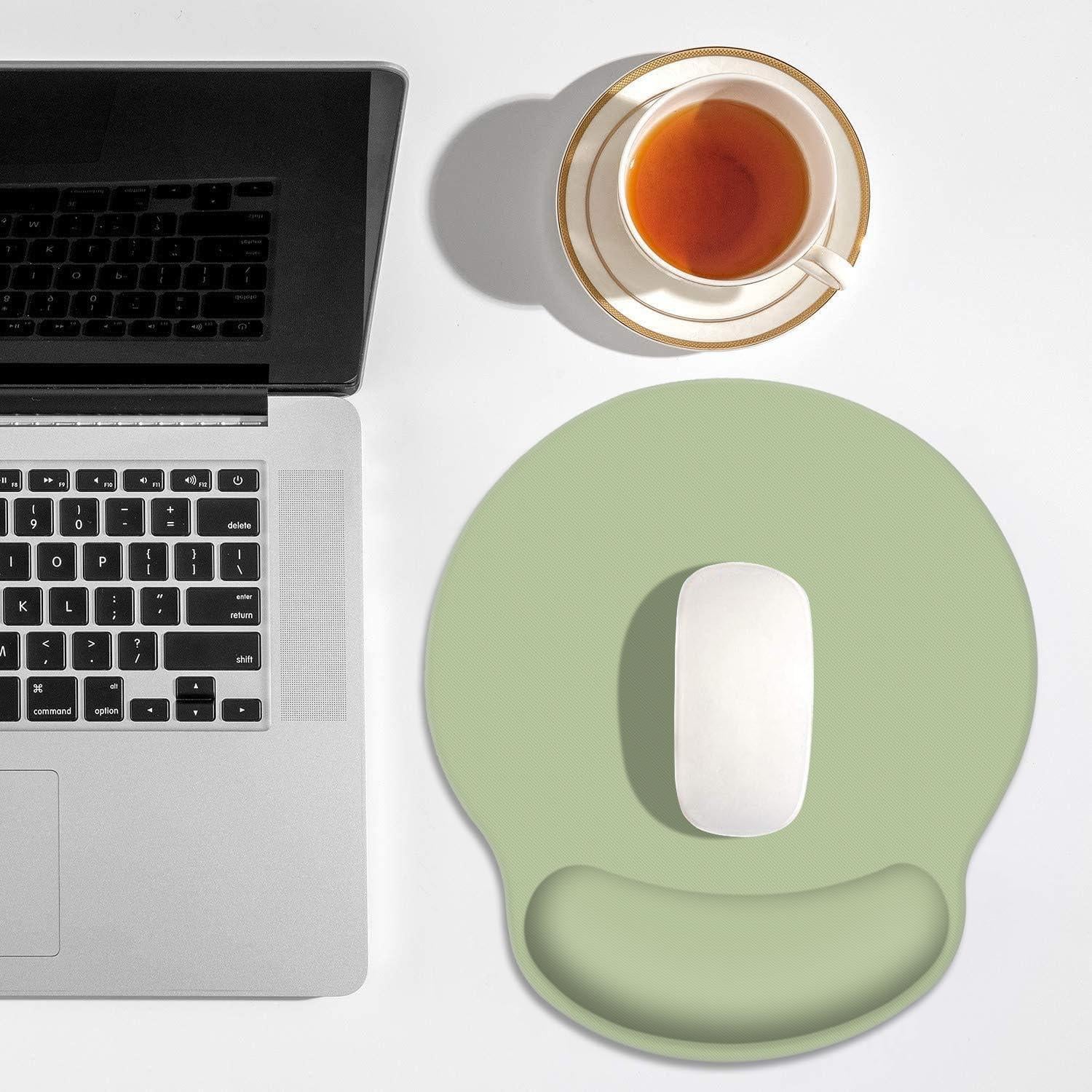 Alfombrilla de Ratón Ergonómica Britimes Verde Claro 25x23cm