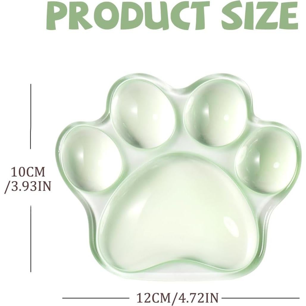 Reposamuñecas Ergonómico de Gel Verde Pata de Gato Hunfuthr