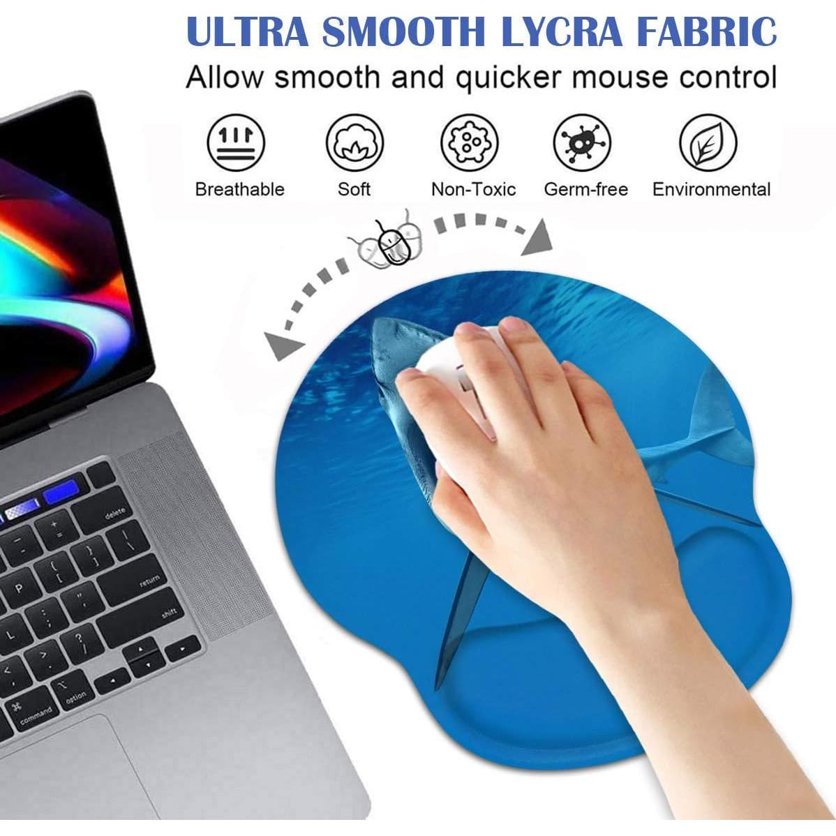 Almohadilla Ergonómica para Muñeca stmedazm Gran Tiburón Blanco