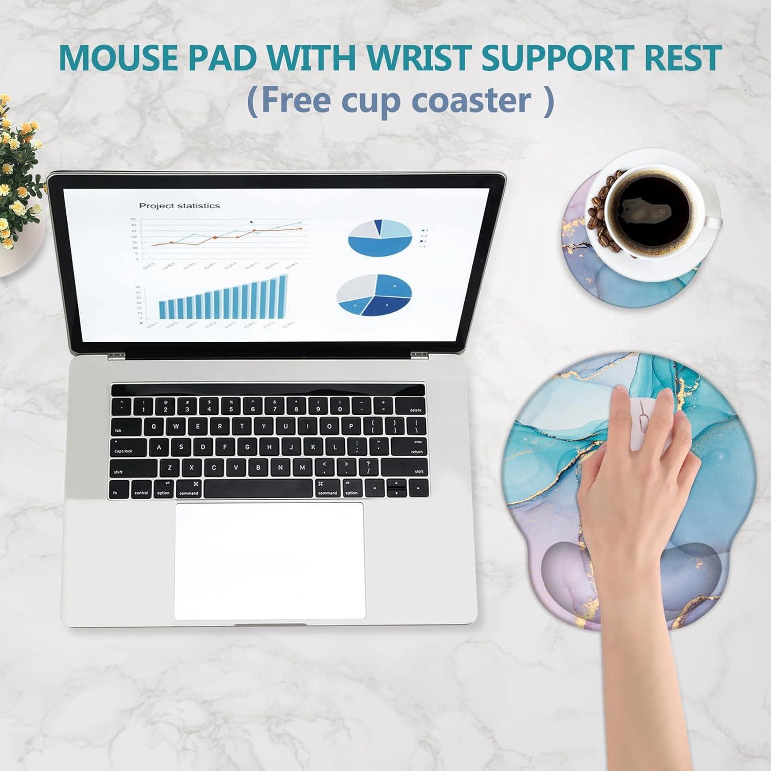 Almohadilla Ergonómica AIMSA para Ratón con Soporte de Gel