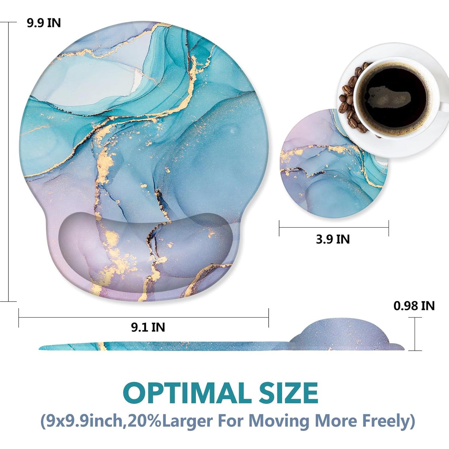 Almohadilla Ergonómica AIMSA para Ratón con Soporte de Gel