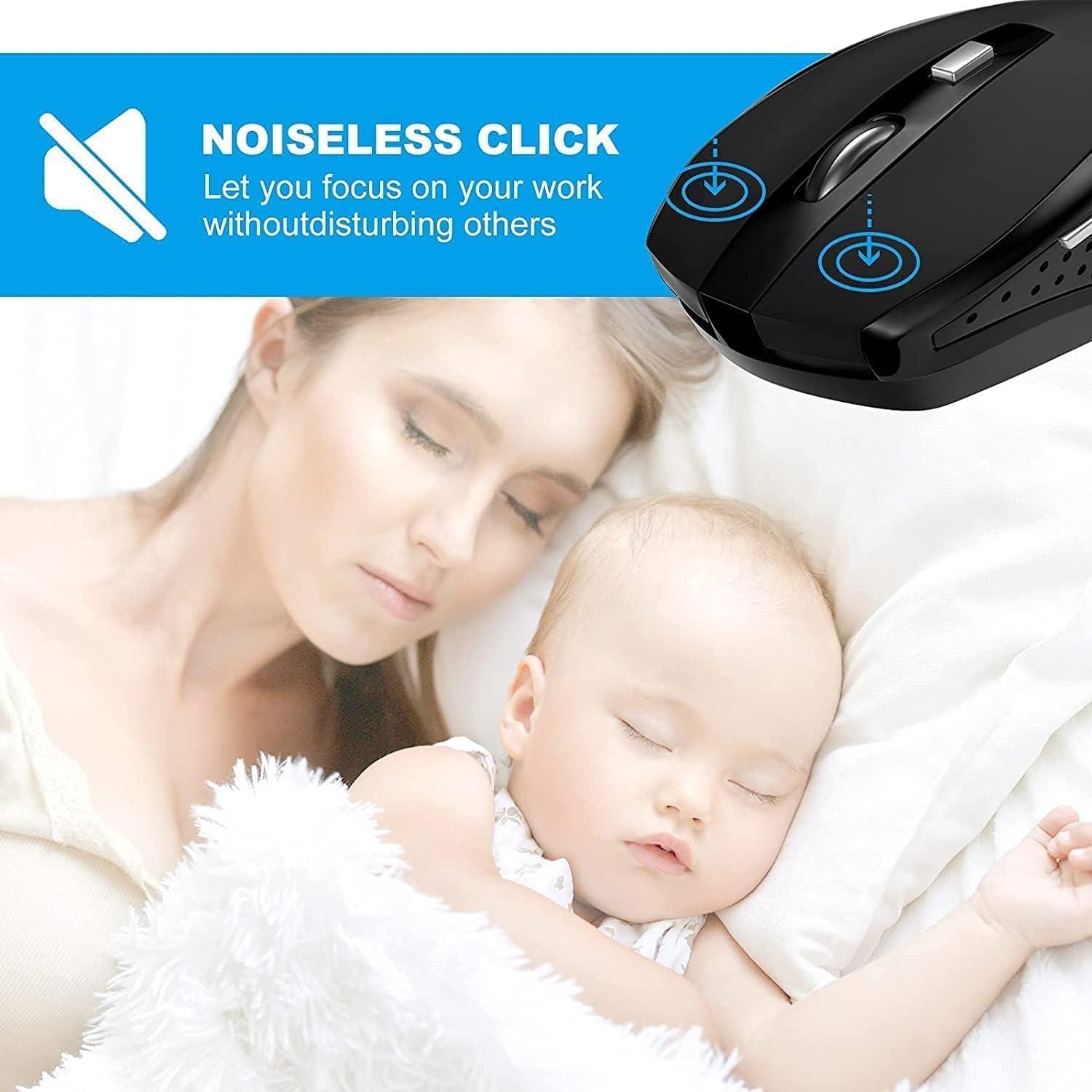 Ratón Inalámbrico 2.4GHz Guiheng - 6 Botones - Paquete de 10