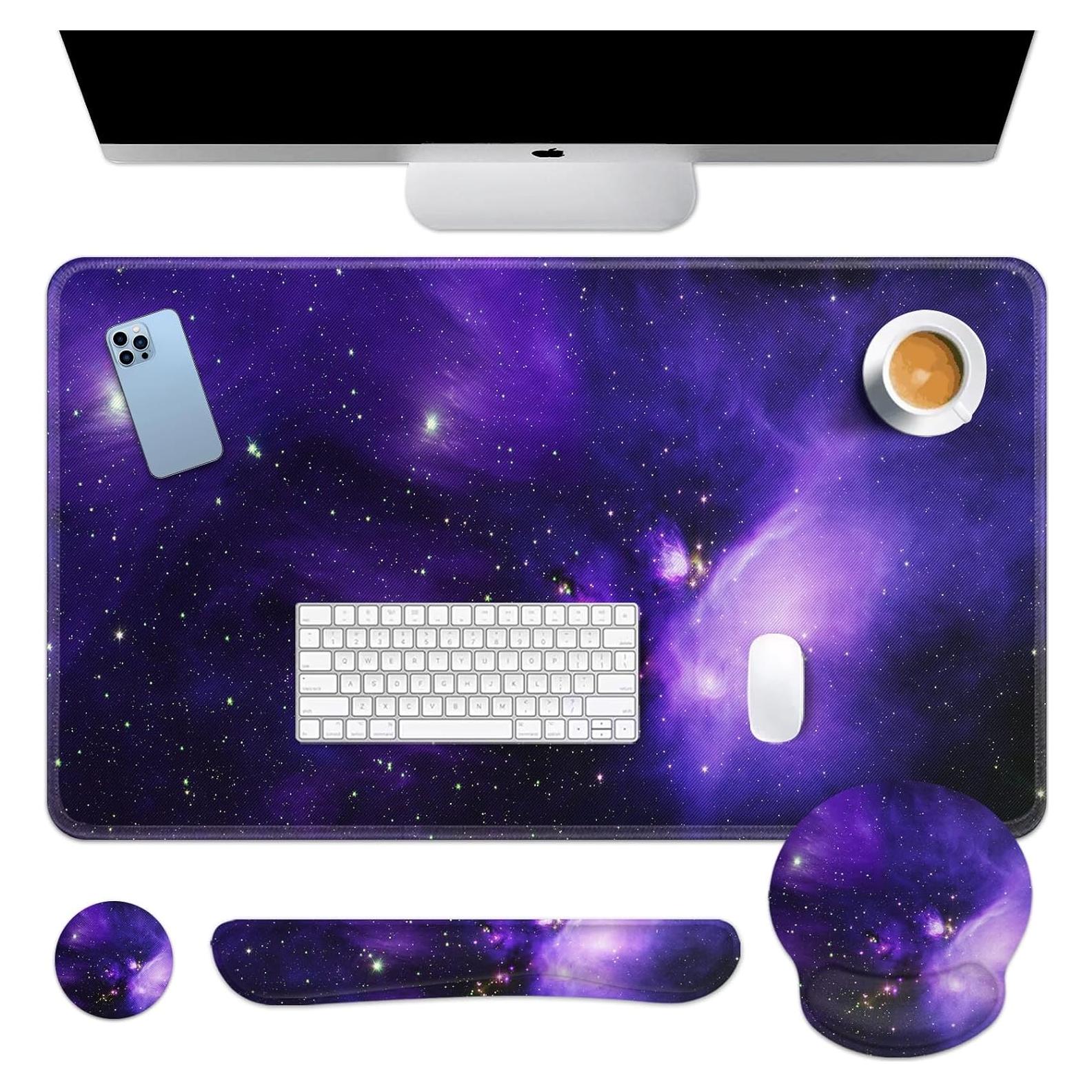 Conjunto Alfombrilla Teclado y Ratón Britimes MK3122 4 en 1