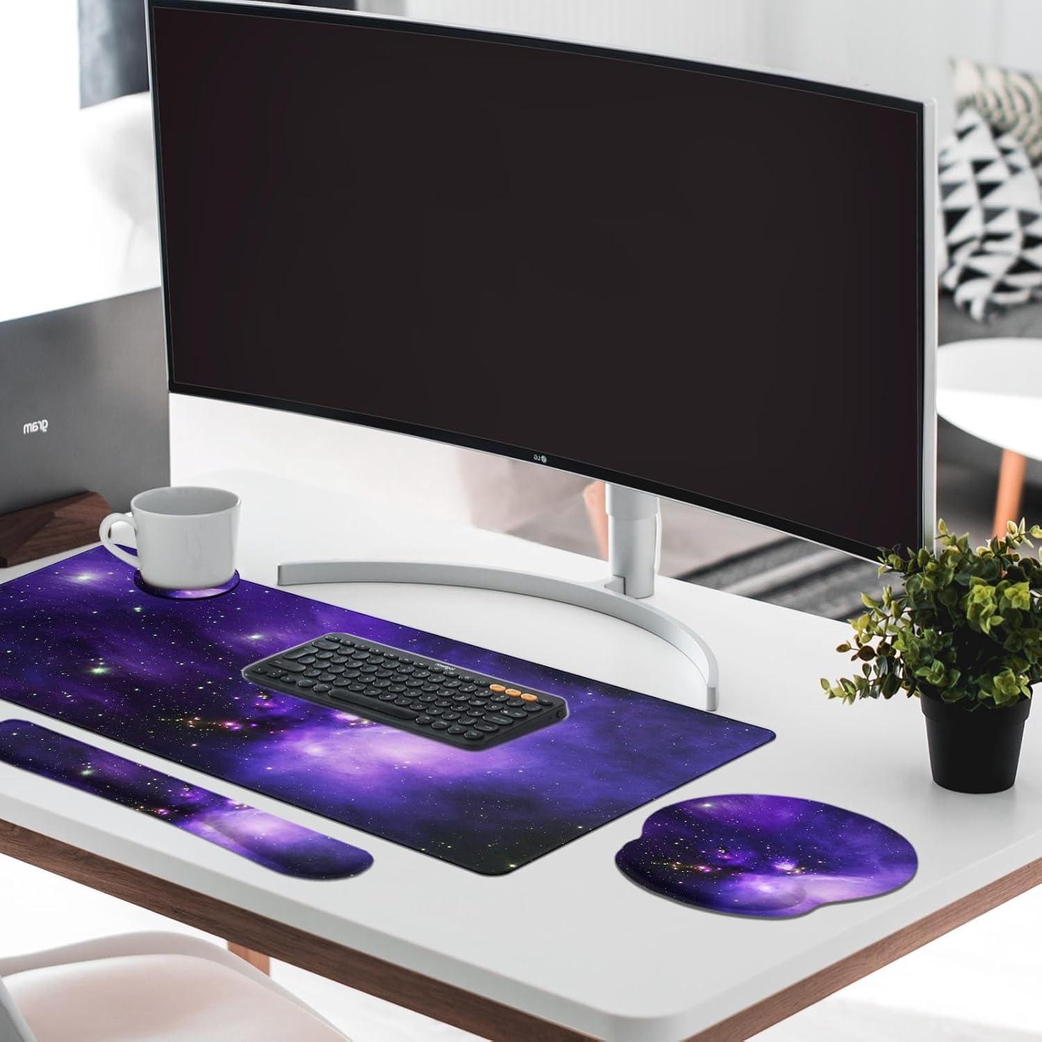 Conjunto Alfombrilla Teclado y Ratón Britimes MK3122 4 en 1