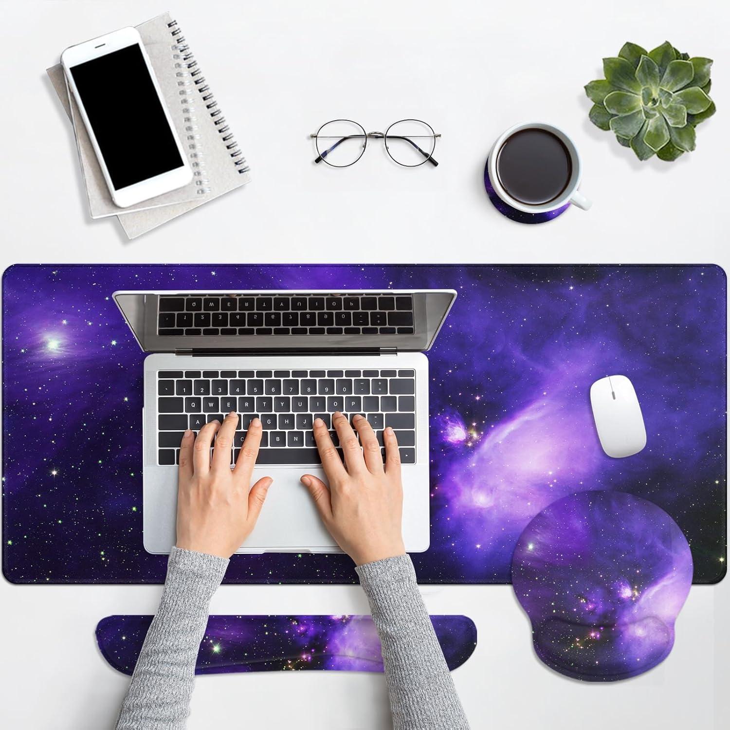 Conjunto Alfombrilla Teclado y Ratón Britimes MK3122 4 en 1