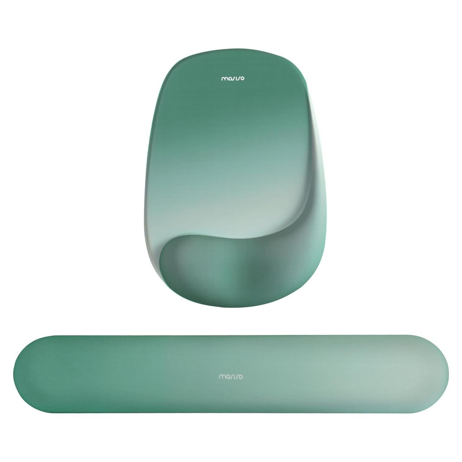 Soporte de Reposamuñecas MOSISO Verde para Teclado y Mouse