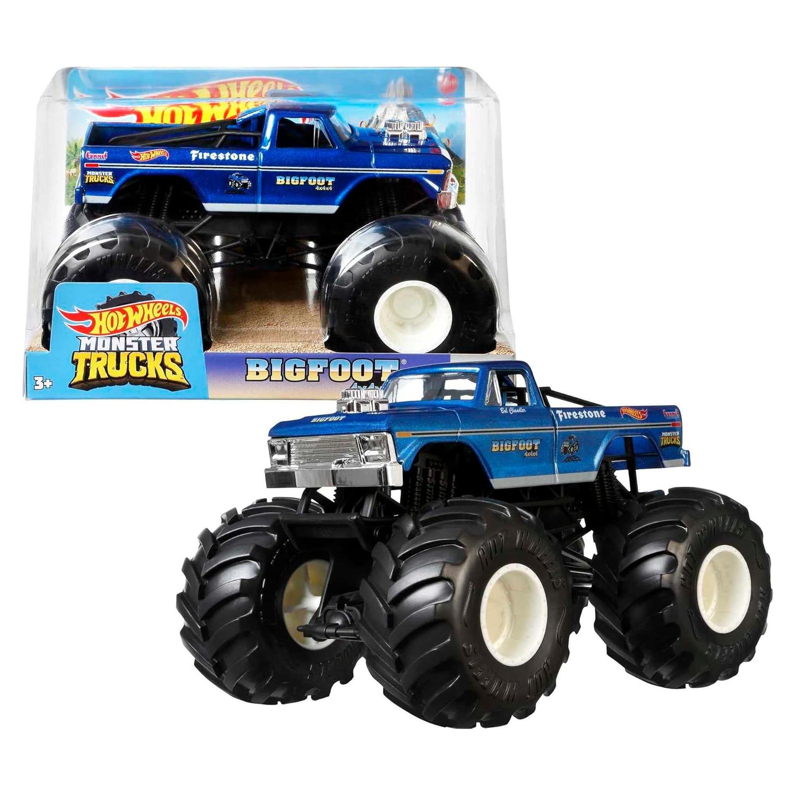 Camión Monstruo Hot Wheels Bigfoot 1:24 Juguete Coleccionable