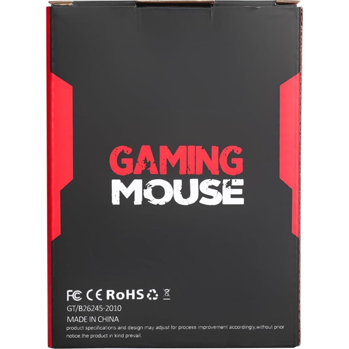 Ratón Gaming JYCSTE Ergonómico con Cable RGB 6 Botones