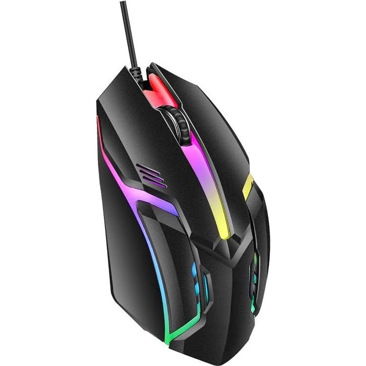 Ratón para Juegos VOLTTA Ergonómico RGB USB Negro 81.9g