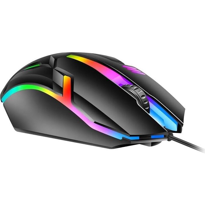 Ratón para Juegos VOLTTA Ergonómico RGB USB Negro 81.9g